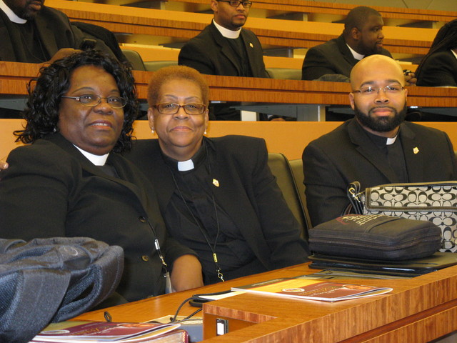 The Joint College of Bishops Congress
Adjutant Walker and Adjutant Vaughn with Pastor Linda 